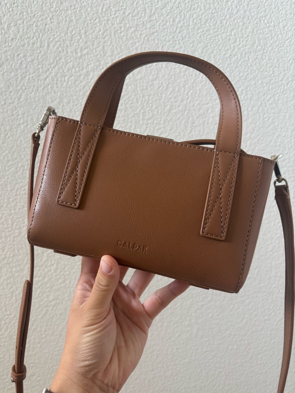 CALPAK Brown Haven Mini Crossbody Bag